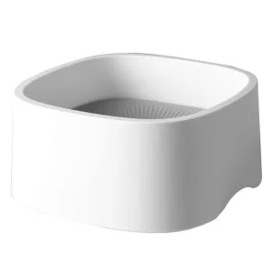 وعاء ماء بلاستيكي عائم جديد وصديقي . New Floating Plastic Pet Water Bowl Anti-slip Cat Dog