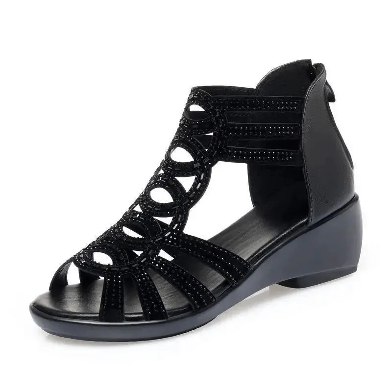 2023 Ladies Soft Sandals Roman Shoes