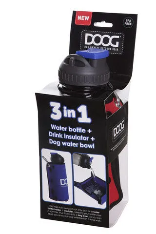 3-in-1 Water Bottle & Travel Bowl