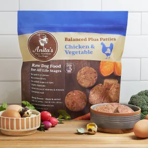 Anita's Pure Nutrition Balanced Plus Patties: Chicken & Vegetable 5 lbs.