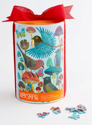 Birds and Mushrooms Jigsaw Puzzle