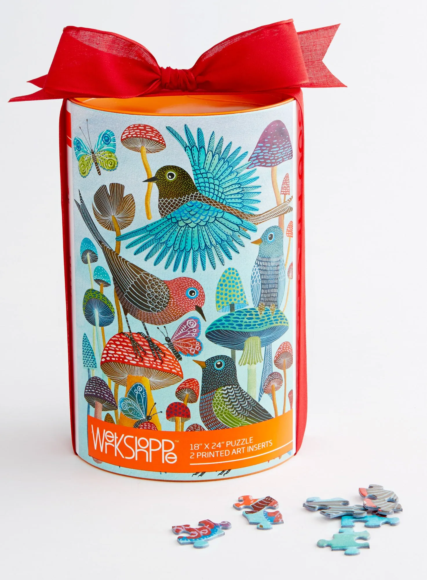 Birds and Mushrooms Jigsaw Puzzle