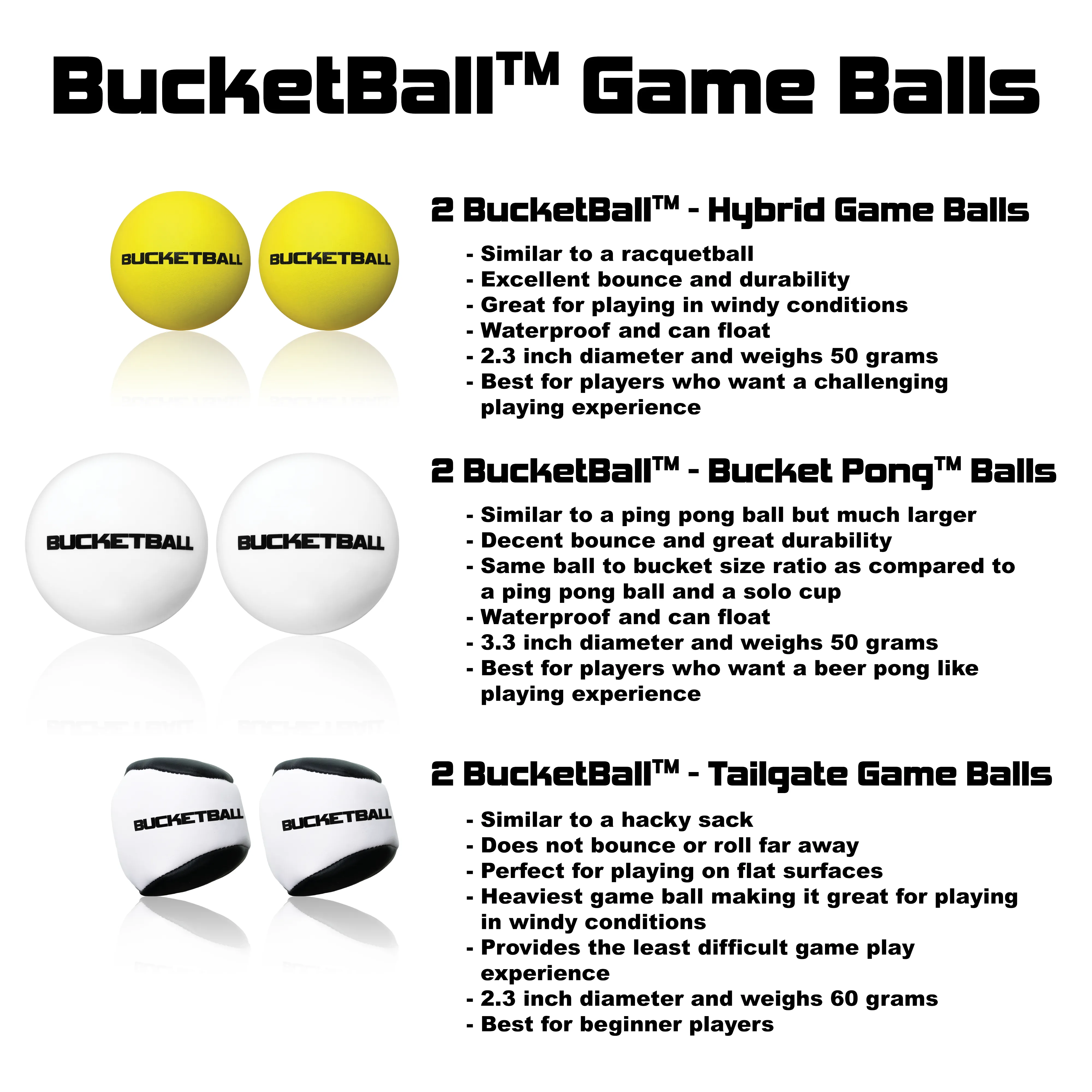 BucketBall - Team Color Edition - Party Pack (Maroon/Orange)