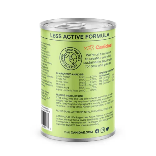 CANIDAE® All Life Stages Less Active Formula with Chicken, Lamb & Fish Dog Wet 13 oz.