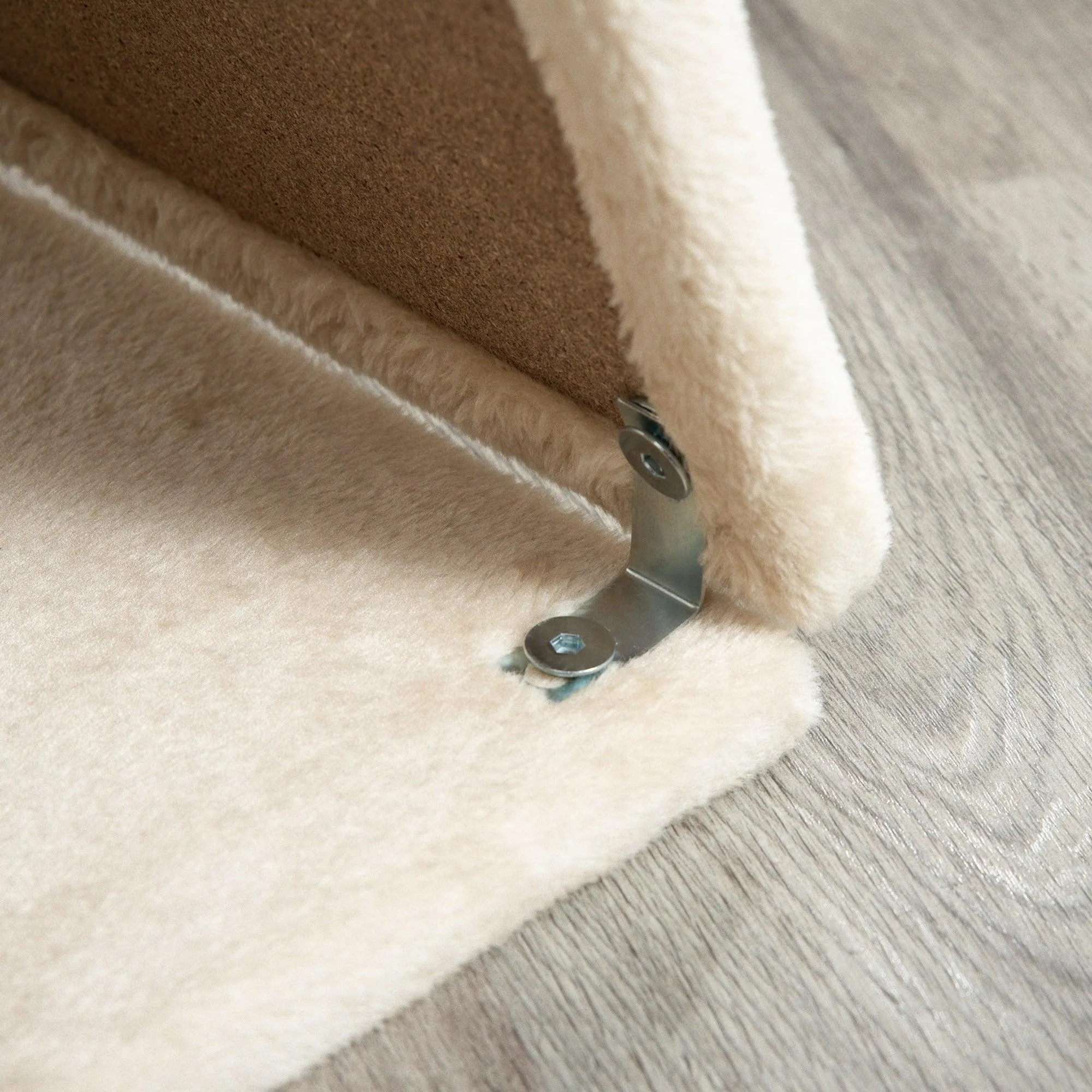 Cat Tree with Scratching Posts, 76cm - Light Brown