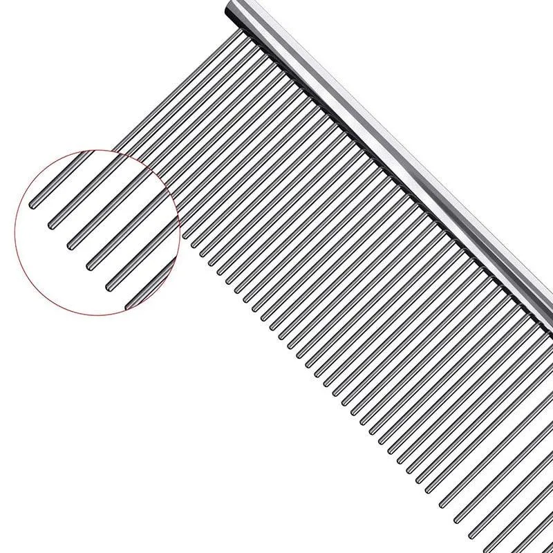 Chrome Plate Pet Grooming Comb
