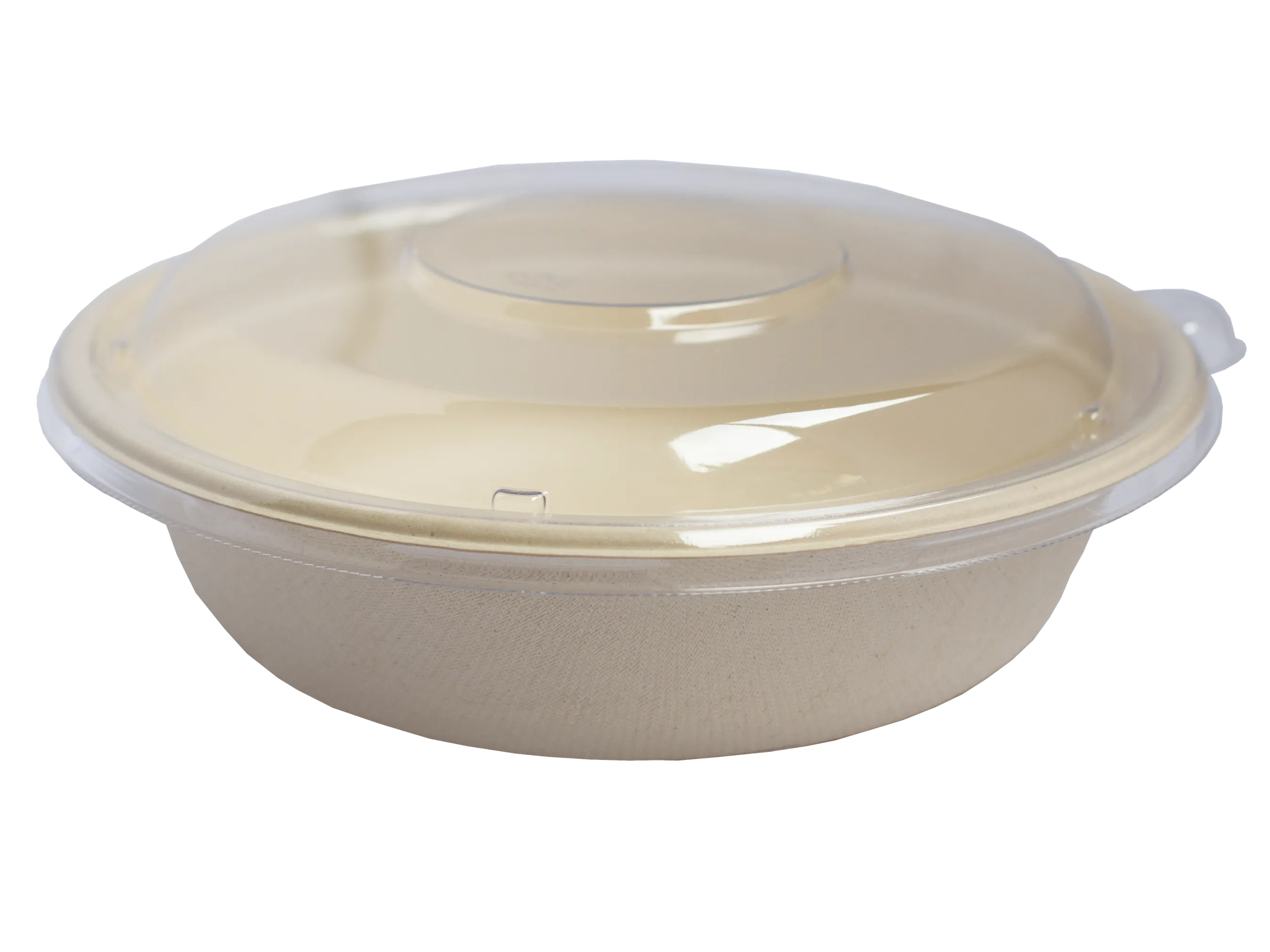 Clear Lid – 24oz / 32oz Round Fiber Bowl