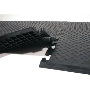 COBA Comfort Rubber Workplace Mat Interlocking Middle Piece - CD542