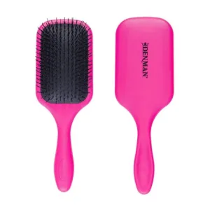 D90L Tangle Tamer Ultra Comb for Long and Strong Hair with Nylon Bristles - Pink Denman