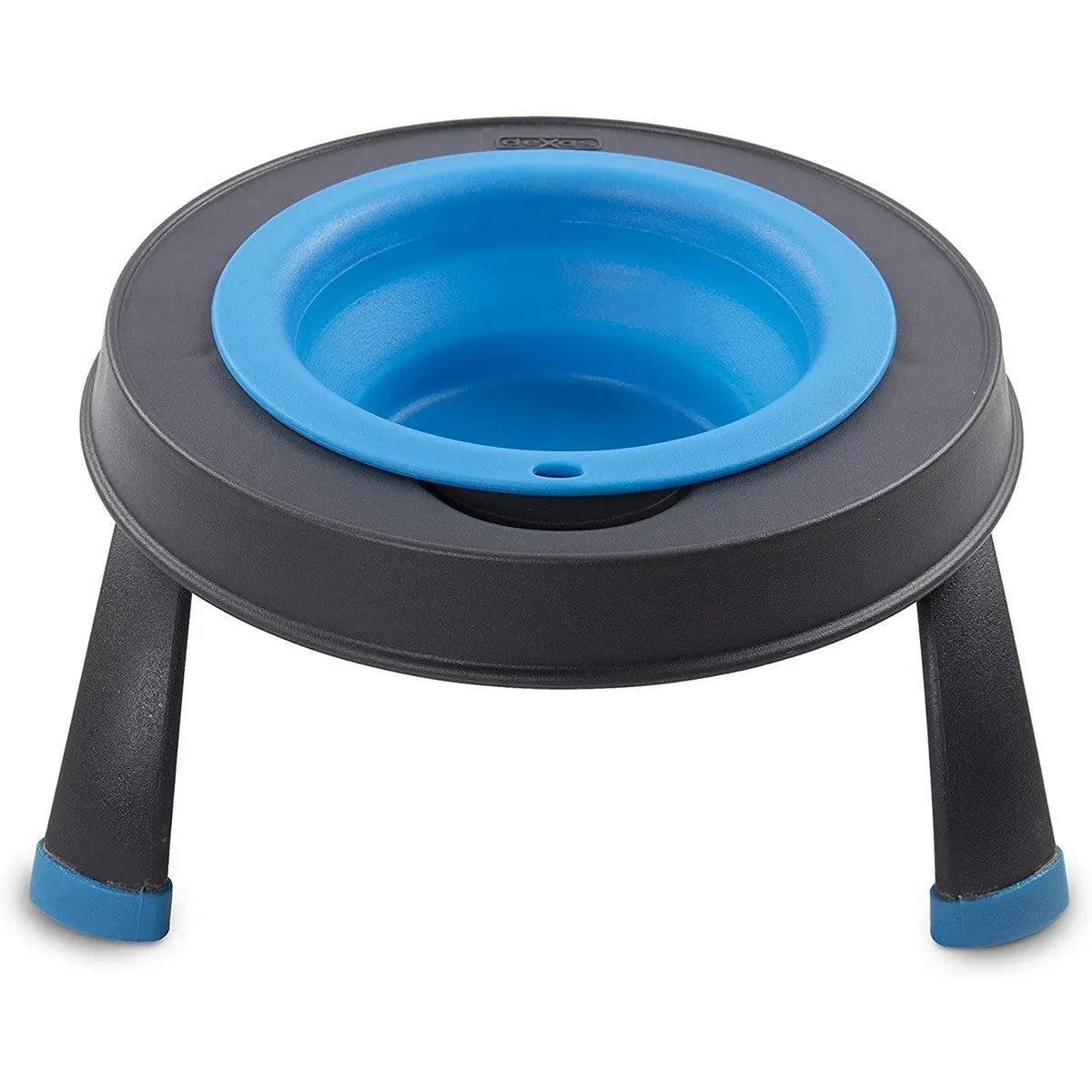 Dexas Elevated Single Feeder Blue Small