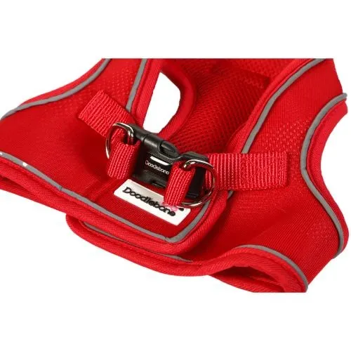 Doodlebone Snappy Dog Harness Ruby Size 1-2