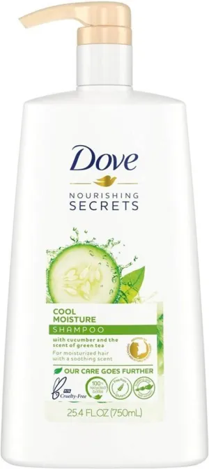Dove Cool Moisture Shampoo, Cucumber & Green Tea 25.4oz