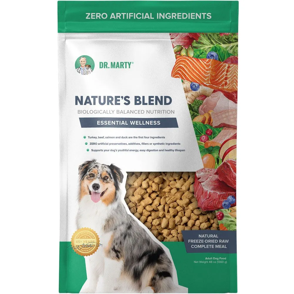 Dr. Marty Freeze Dried Essential Wellness Dog Food 48oz