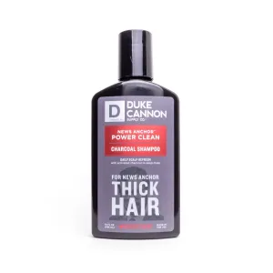 Duke Cannon Supply Co. News Anchor Power Clean Charcoal Shampoo