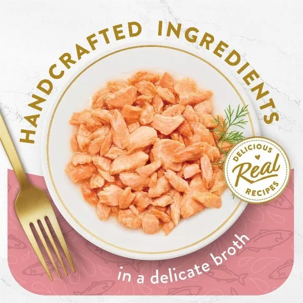 Fancy Feast Hors d'Oeuvre Steamed Wild Alaskan Salmon Appetizer for Cats