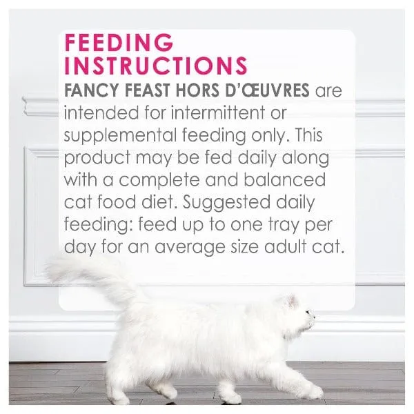 Fancy Feast Hors d'Oeuvre Steamed Wild Alaskan Salmon Appetizer for Cats