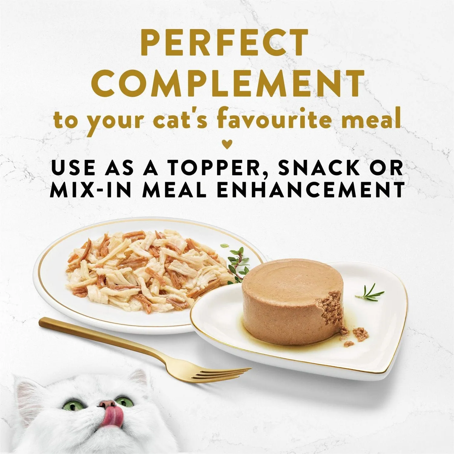 Fancy Feast Hors d'Oeuvre White Meat Chicken & Shredded Beef Appetizer for Cats