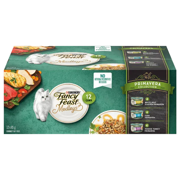 Fancy Feast Medleys Primavera Collection Canned Cat Food Variety Pack