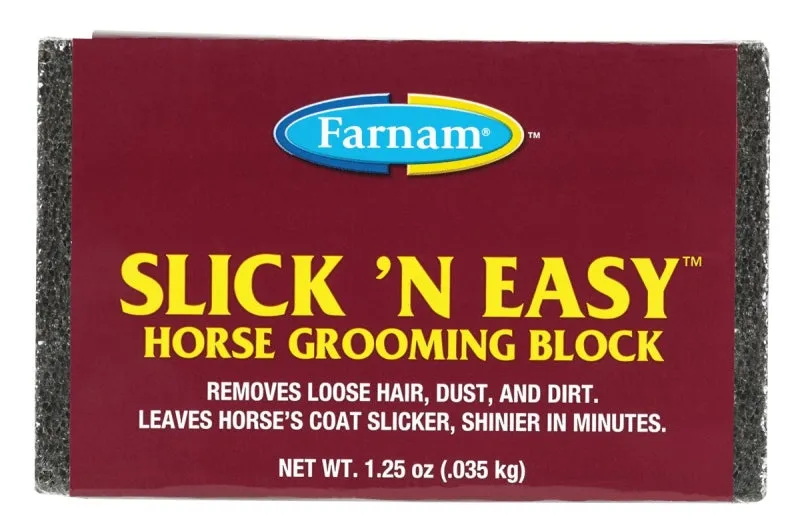 Farnam Slick 'N Easy 39036 Horse Grooming Block, Fiberglass :EA: QUANTITY: 1
