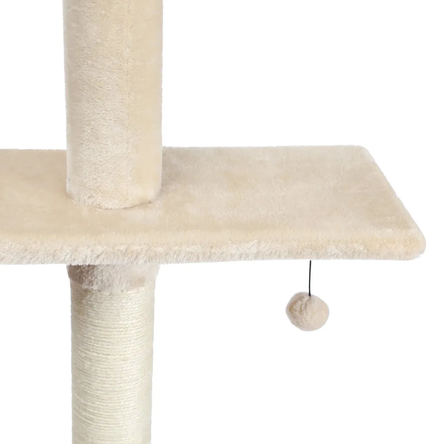 Floor-to-Ceiling Cat Tree - 228-274cm Tall Cat Climbing Tower