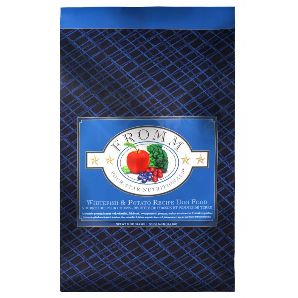 Fromm Four Star Whitefish & Potato Dry Dog Food 26lb