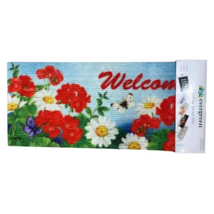 Geraniums and Daisies Textured Sassafras Switch Mat