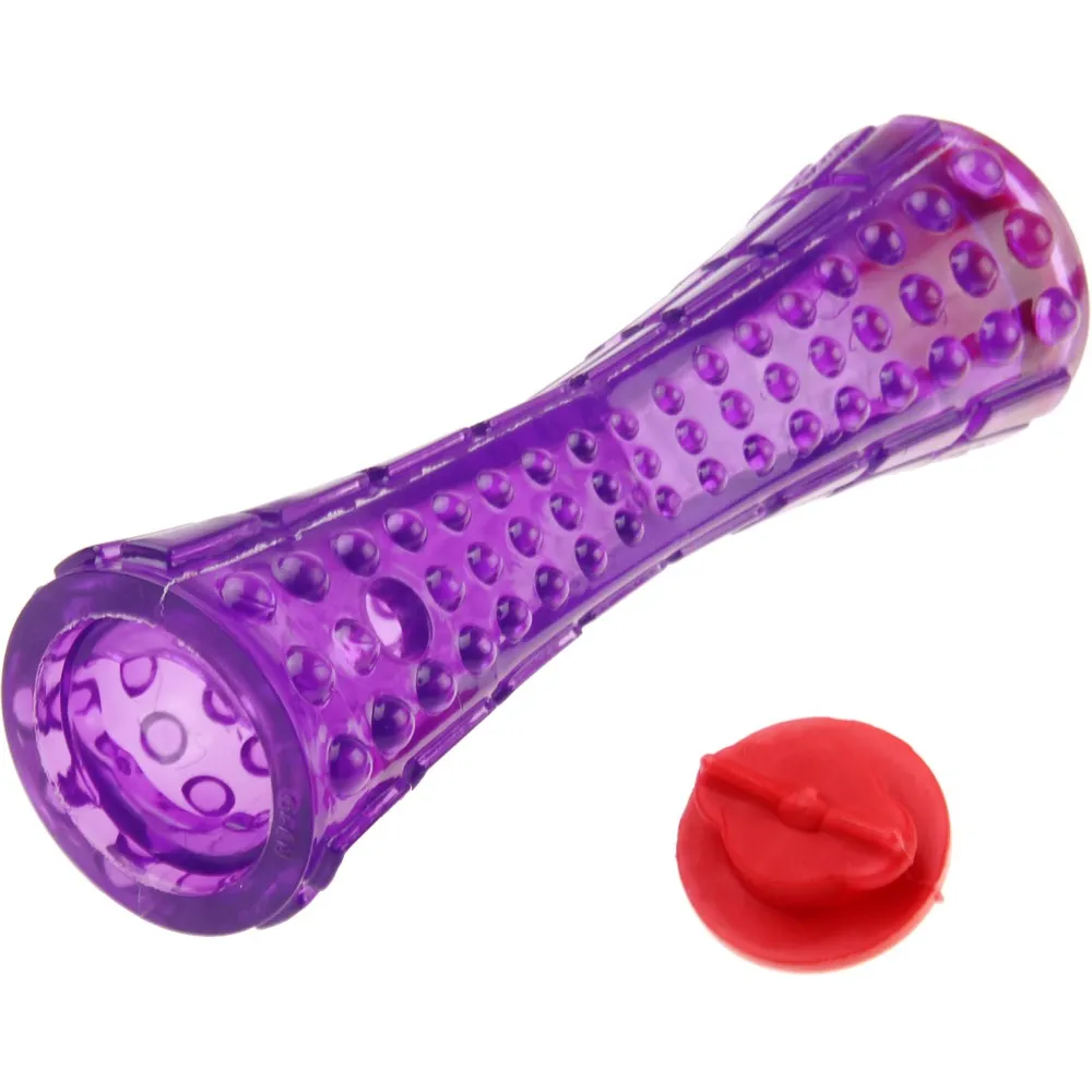 GiGwi Treat Dispenser Johnny Stick TPR Dog Toy (Purple/Red)