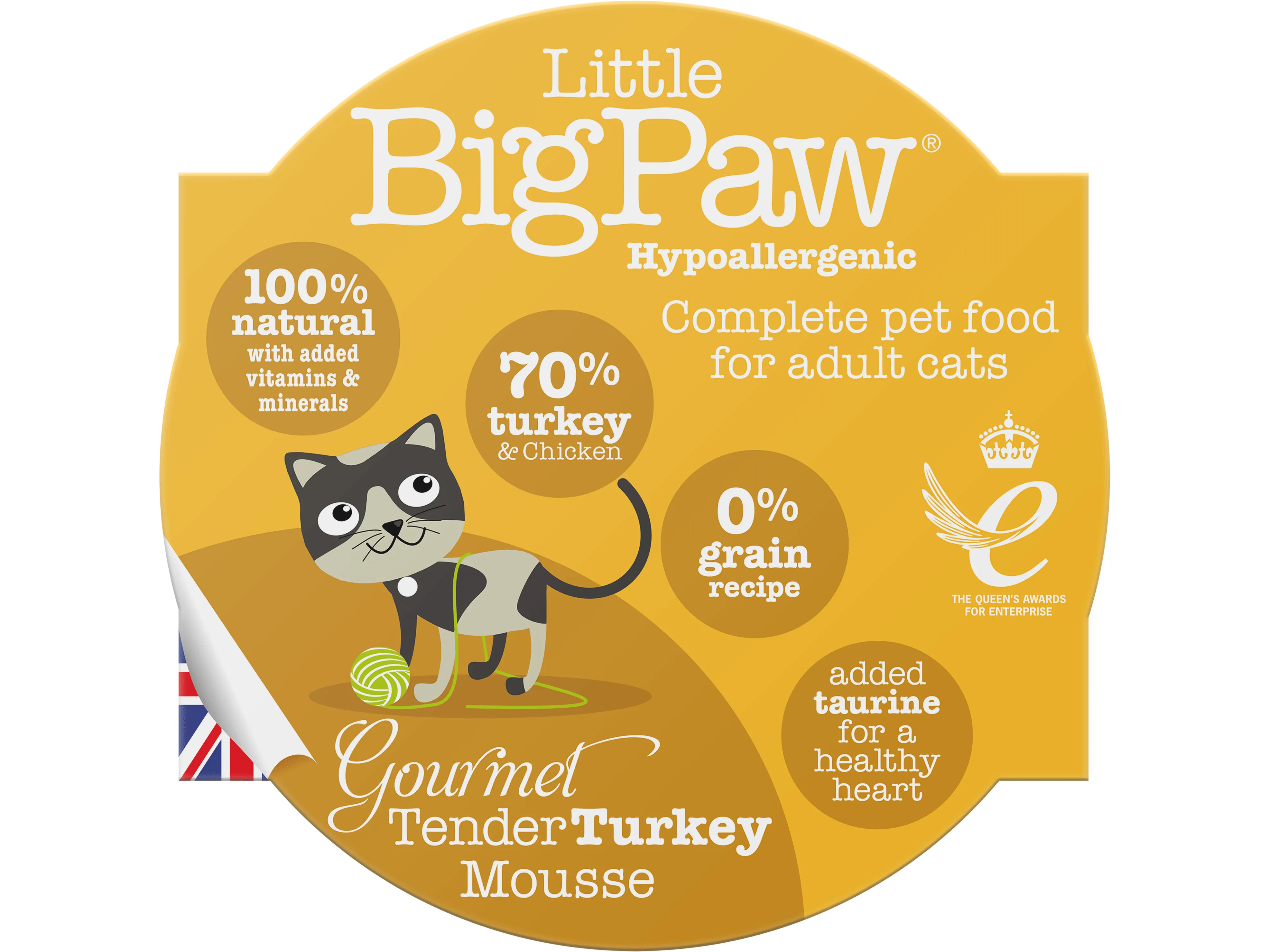 Gourmet Tender Turkey Mousse 8x85 Gram /Little BigPaw