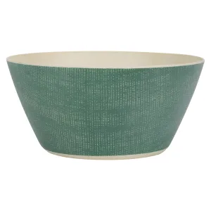 Green Bamboo Melamine Bowls, 3 Count