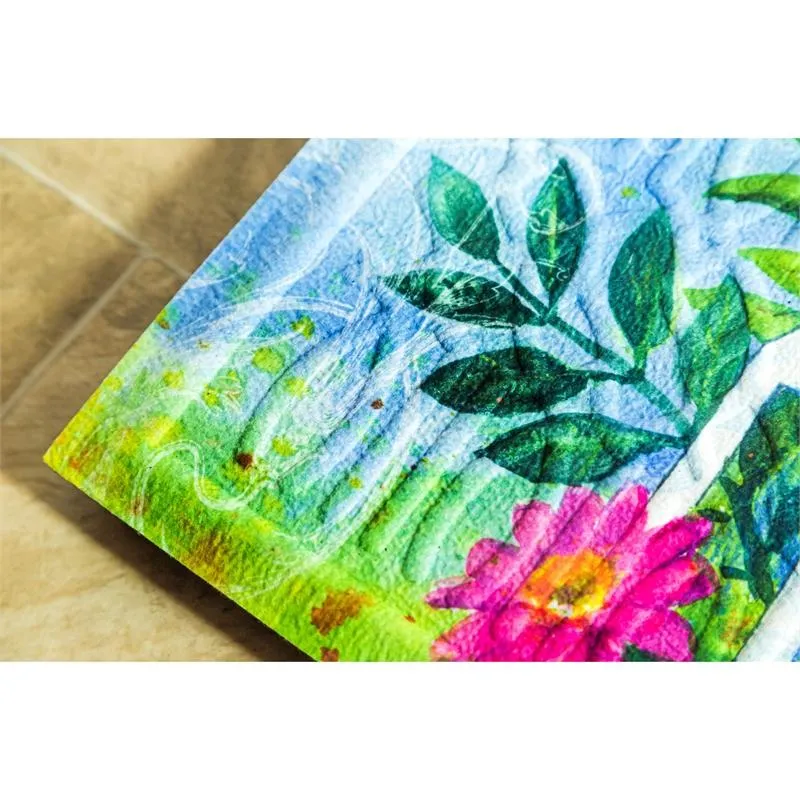 Greenhouse Birds Embossed Floor Mat