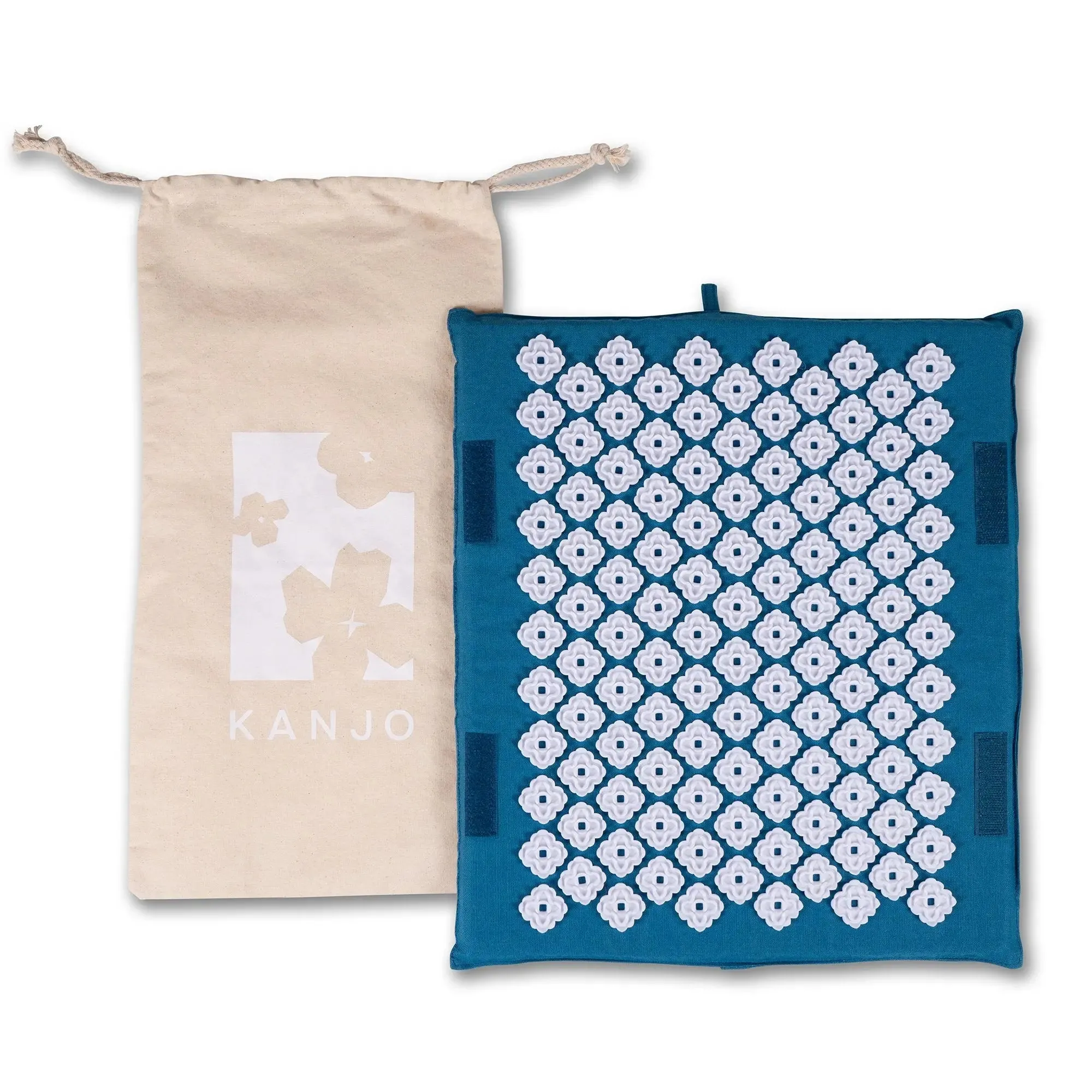 Kanjo Acupressure Memory Foam Foot Mat, Teal