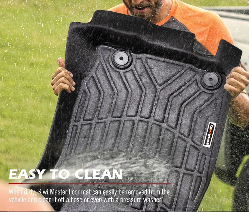 KIWI MASTER 3D Car Floor Mats Fit Mitsubishi Triton MR 2019-Current