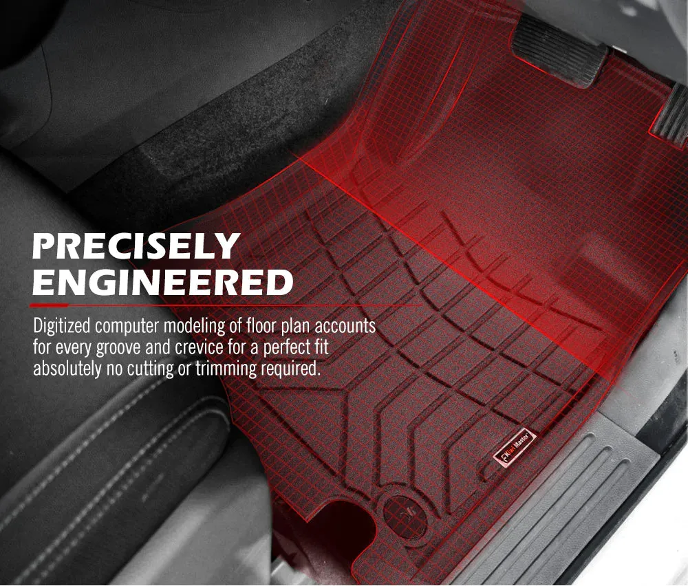 KIWI MASTER 3D Car Floor Mats Fit Mitsubishi Triton MR 2019-Current