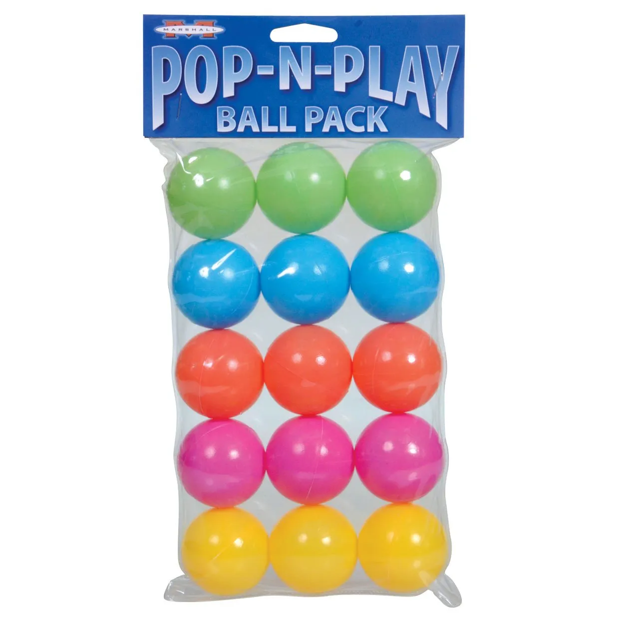 Marshall Pop-N-Play Ball Pack - 15 pk