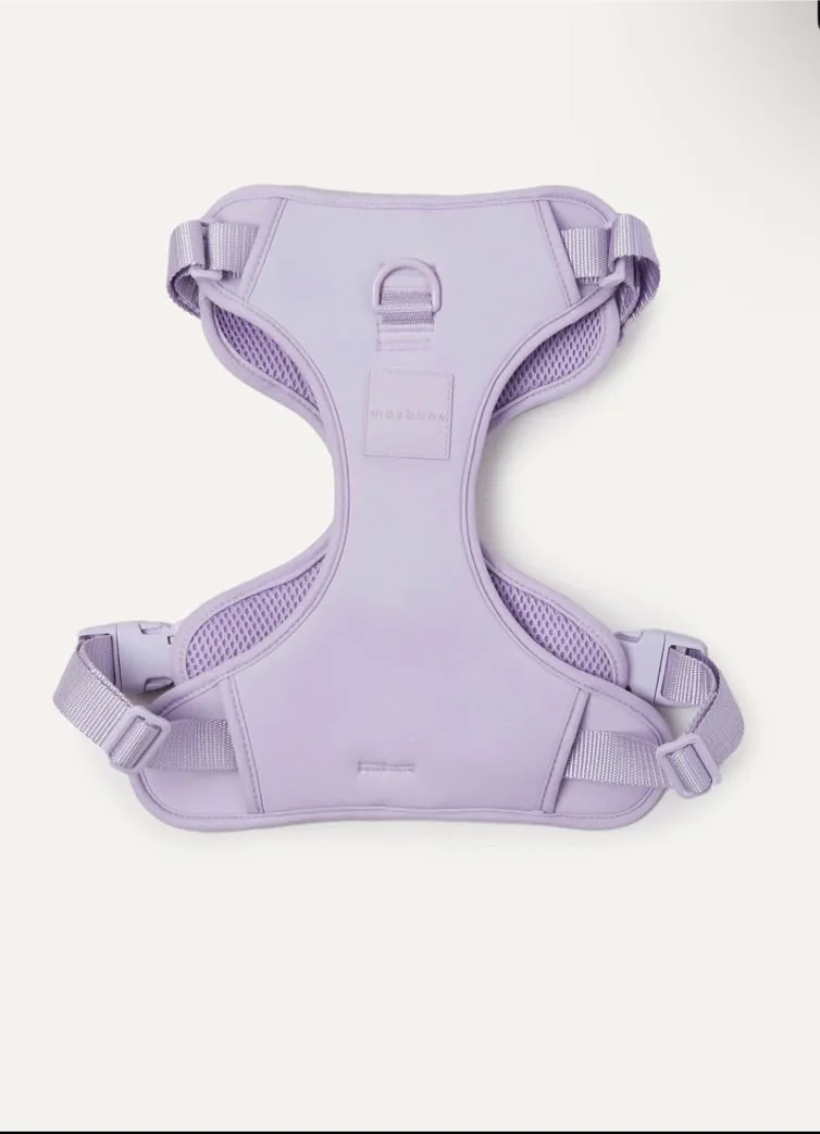 MAXBONE Double Panel Dog Harness in Lavender, Mint, Charcoal, Peach & Sand