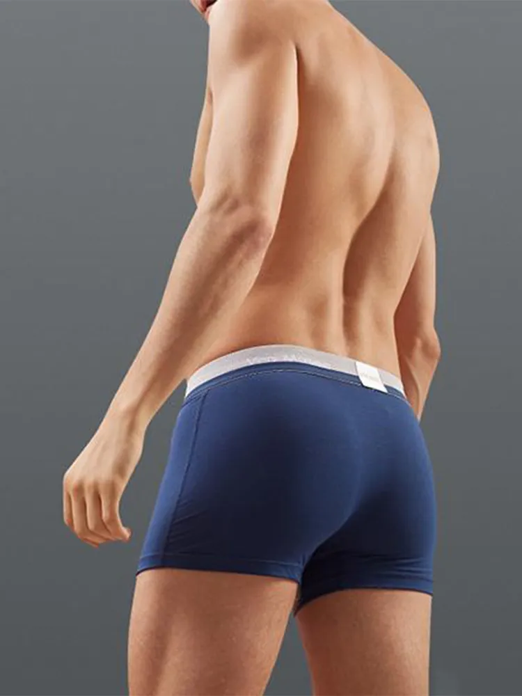 Men's Separate Ball Pouch Cotton Trunks