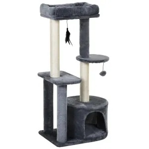 Multi-Activity Cat Tower, 100cm - Grey