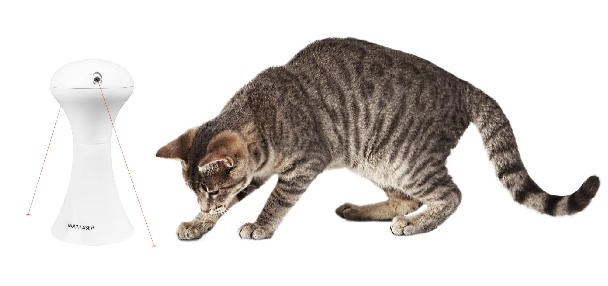 Multi-Laser Cat Toy - Interactive, Rotating Lasers
