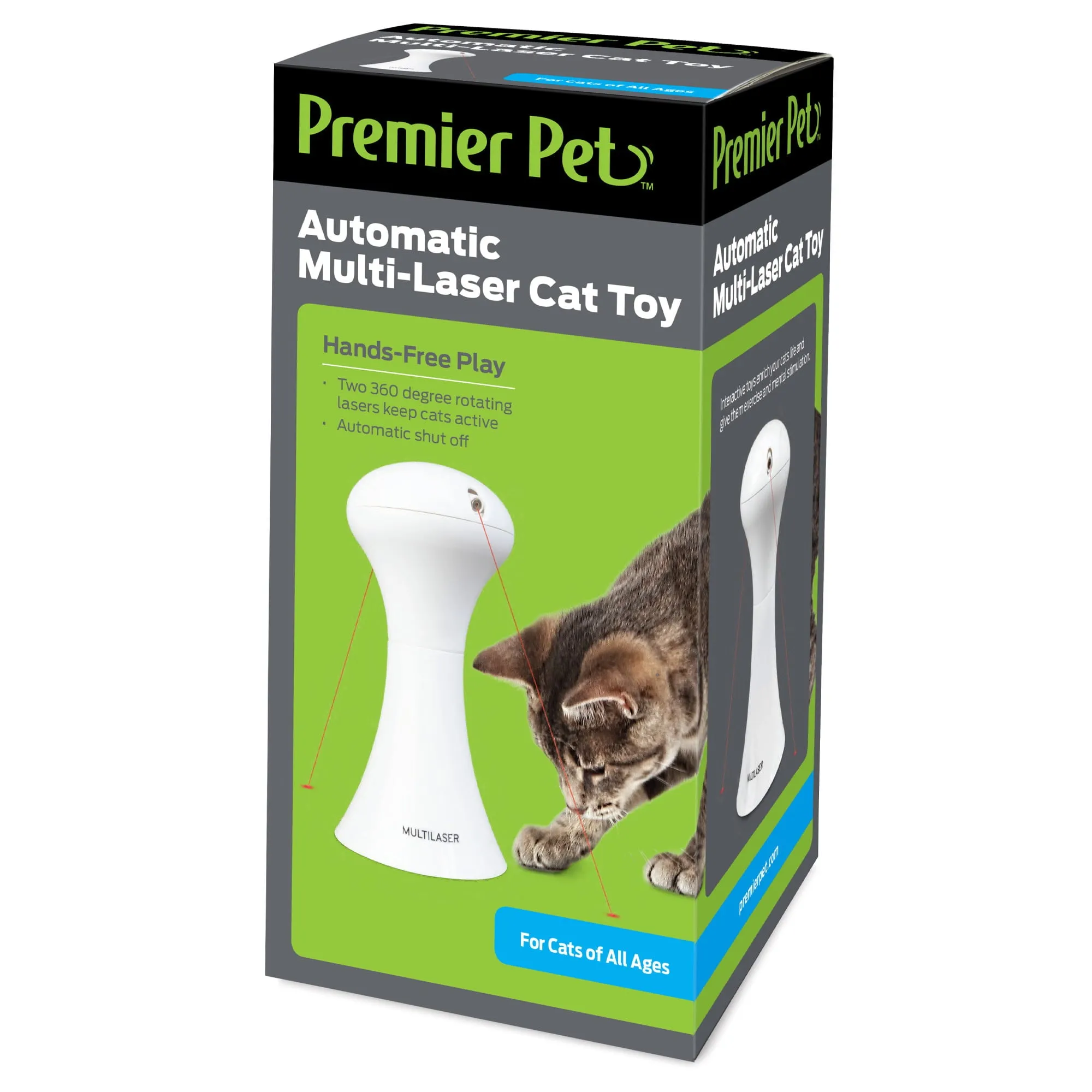 Multi-Laser Cat Toy - Interactive, Rotating Lasers