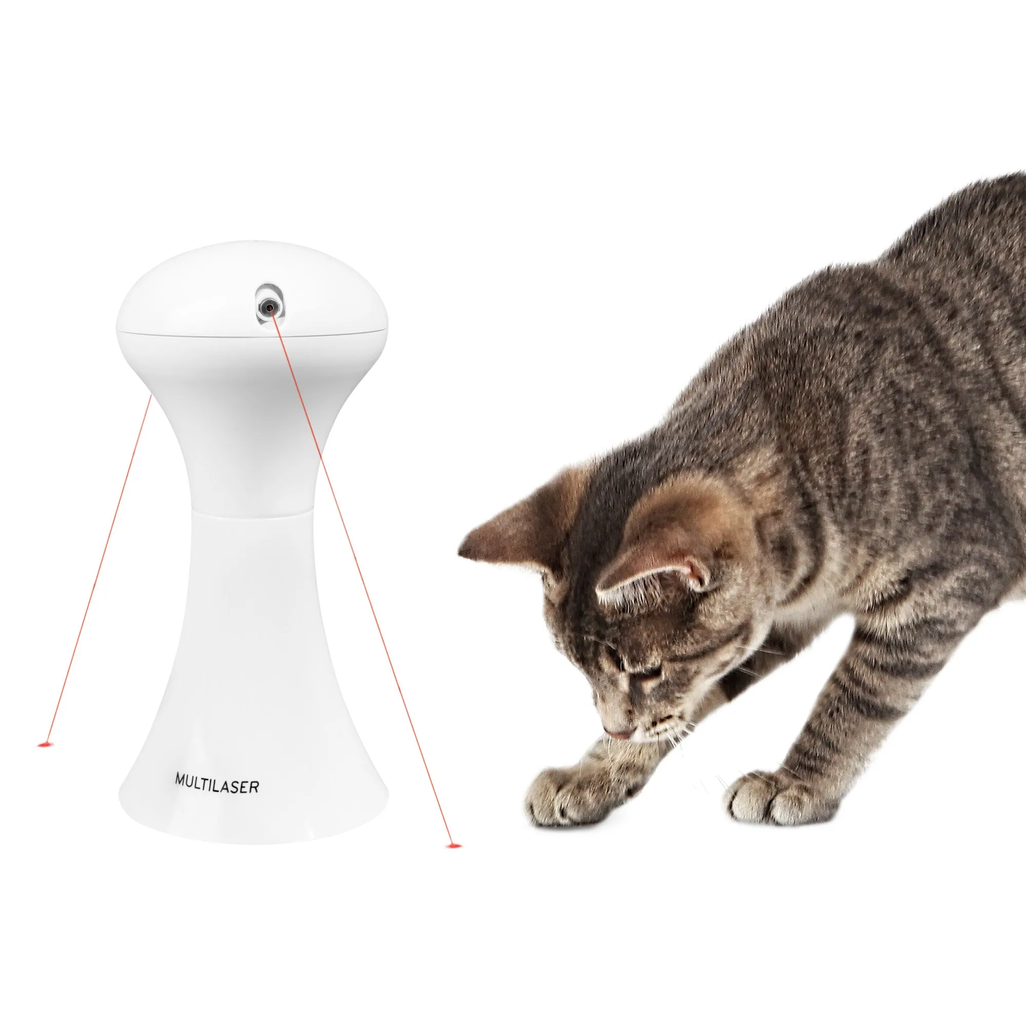 Multi-Laser Cat Toy - Interactive, Rotating Lasers