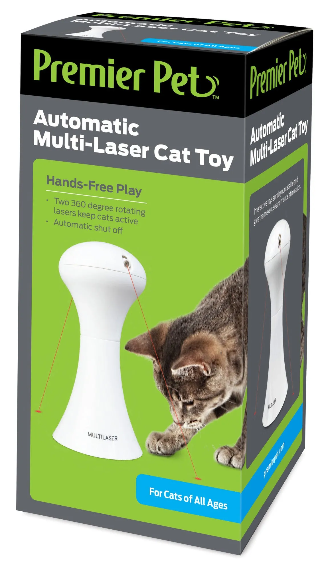 Multi-Laser Cat Toy - Interactive, Rotating Lasers