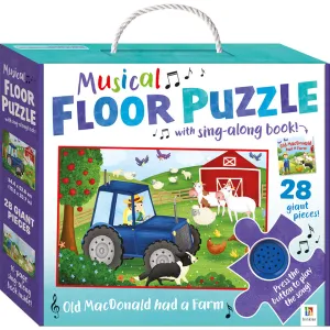 Musical Floor Puzzle with Sing-Along Book: Old MacDonald