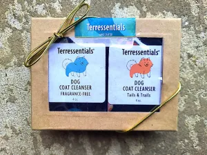 NEW!    Organic Dog Coat Cleanser Duo Sampler