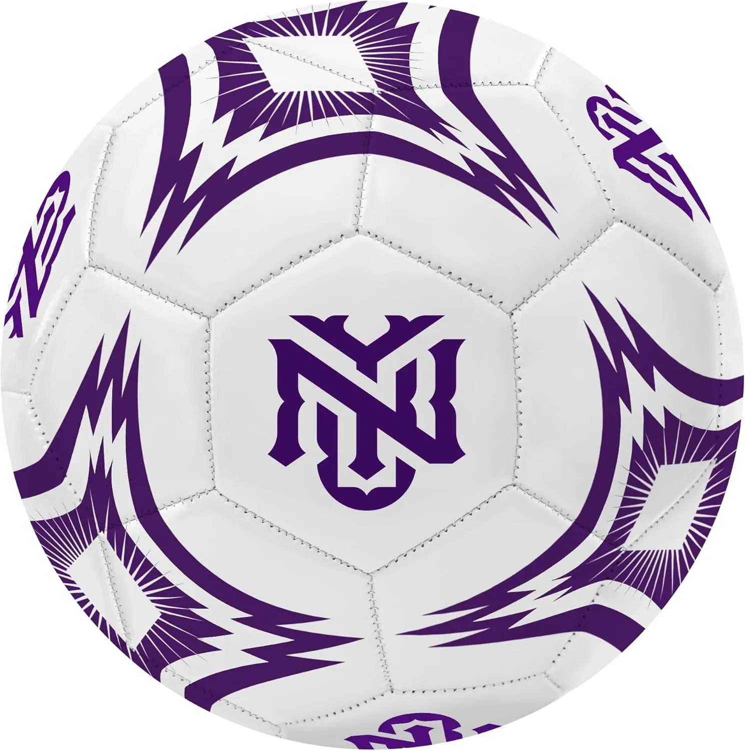 New York University Kaleidoscope Regulation Size 5" College Soccer Ball