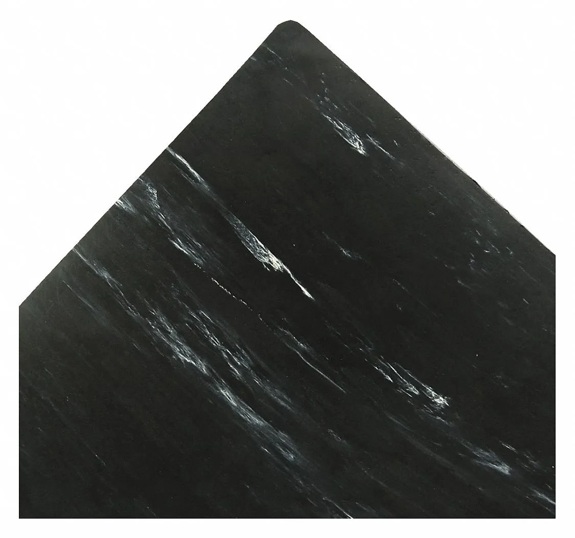 Notrax Antifatigue Mat, Rubber, 3 ft x 2 ft, 1 EA - 470S2436BL-RS