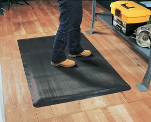 Notrax Antifatigue Mat, Rubber, 5 ft x 3 ft, 1 EA - 474S0035BL-RS