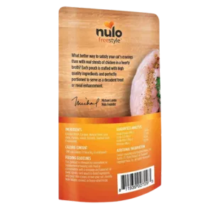 Nulo Freestyle Grain-Free Chunky Chicken Broth Recipe Cat Food Topper, 2.8oz