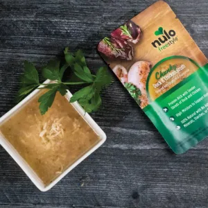 Nulo Freestyle Grain-Free Chunky Duck & Chicken Broth Recipe Cat Food Topper, 2.8oz