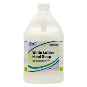 Nyco® White Lotion Bulk Fill Hand Soap (1 Gallon Bottles) - Case of 4
