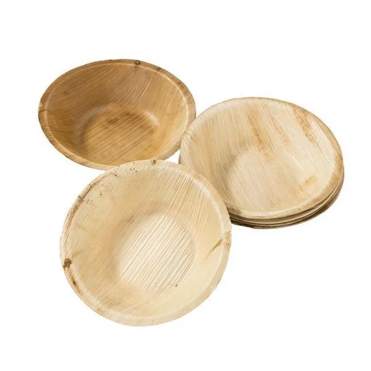 Palm leaf small bowls eco-friendly
